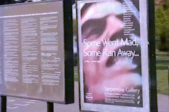 Serpentine Gallery. Still from film Vanessa's Art Diaries.