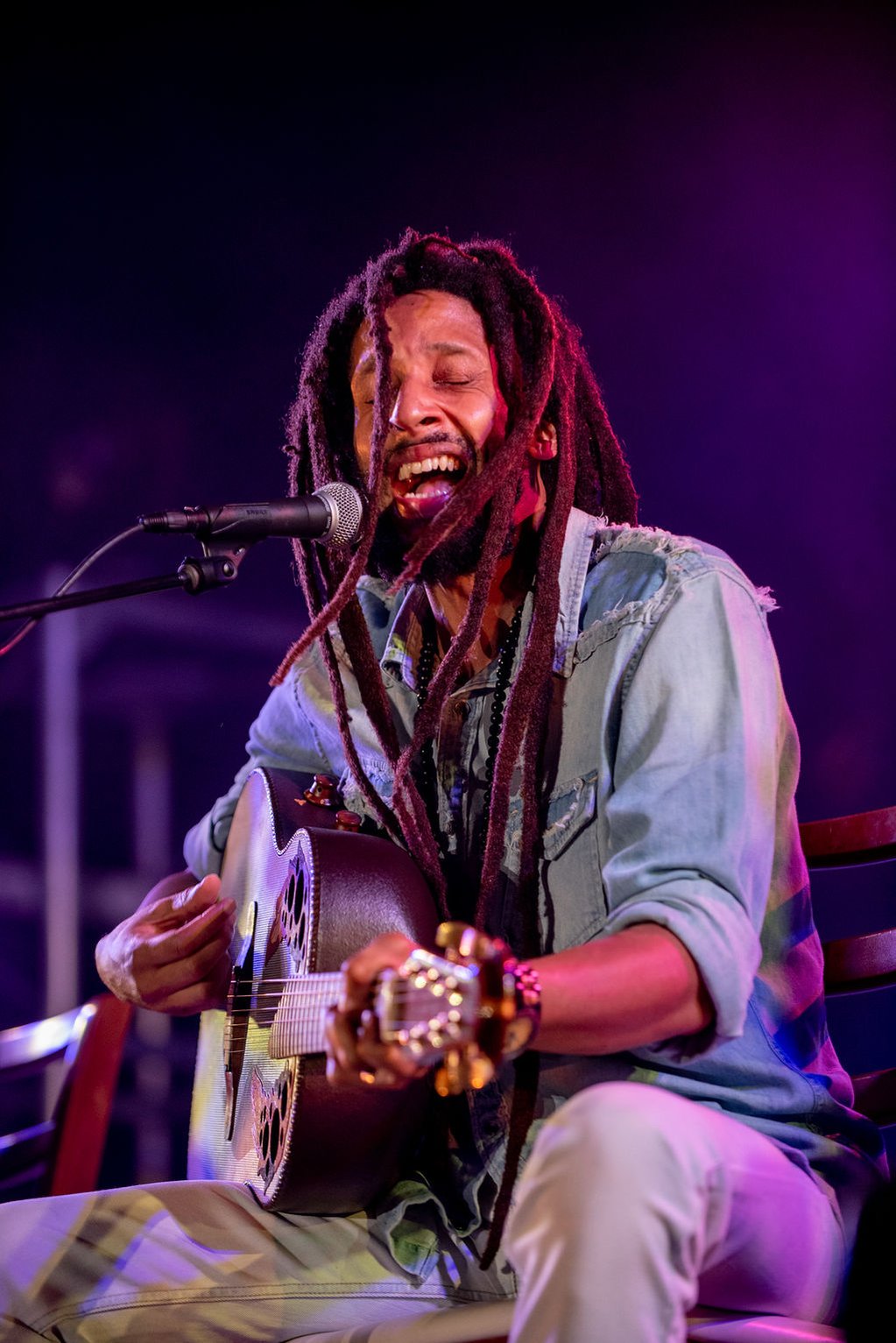 The Wailers Ft. Julian Marley live from Old School Square, Delray, Florida. Photography credit Julia Rose Photo