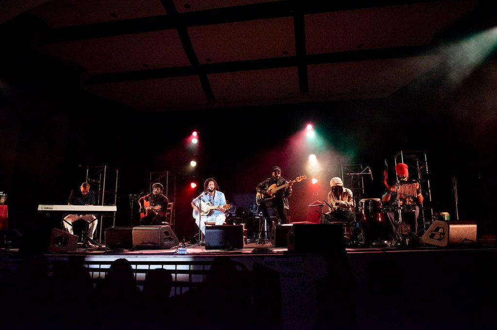 The Wailers Ft. Julian Marley live from Old School Square, Delray, Florida. Photography credit Julia Rose Photo