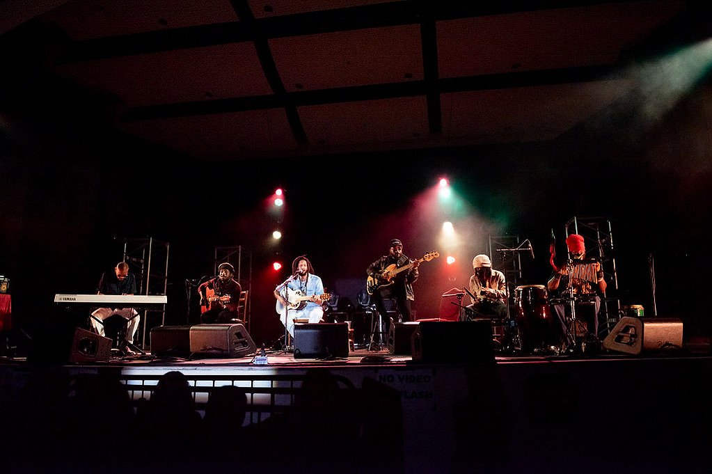 The Wailers Ft. Julian Marley live from Old School Square, Delray, Florida. Photography credit Julia Rose Photo