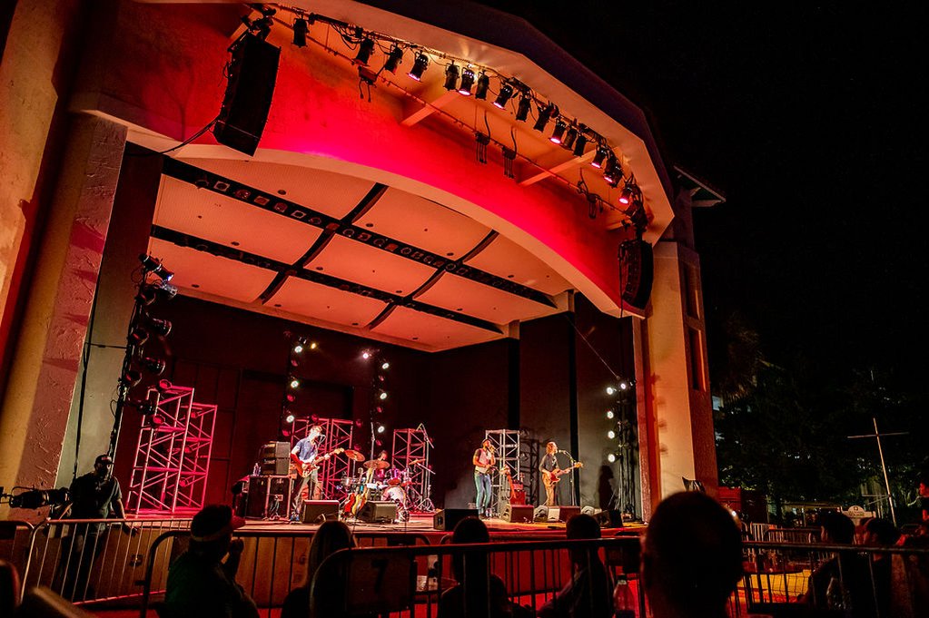 North Mississippi Allstars Concert at Old School Square, Delray, Florida.
North Mississippi Allstars is an American blues and southern rock band from Hernando, Mississippi, founded in 1996.