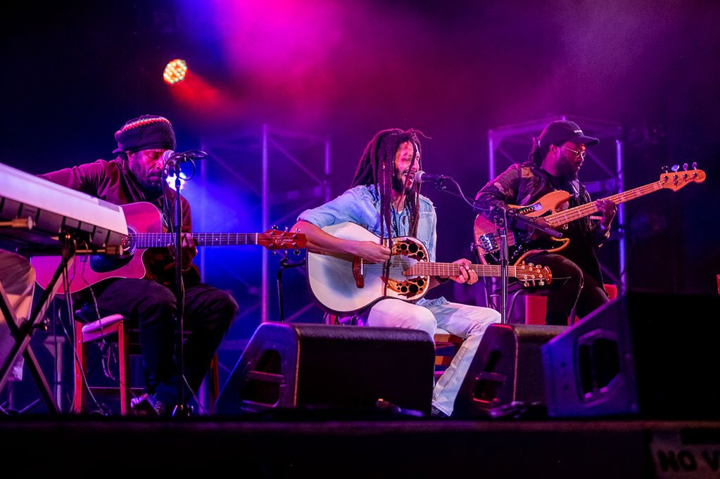 The Wailers Ft. Julian Marley live from Old School Square, Delray, Florida. Photography credit Julia Rose Photo
