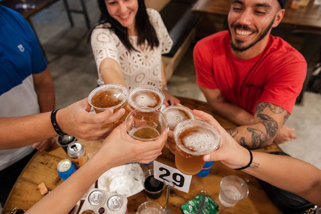 Annual Summer Vibes Lager Fest at The Tank Brewing Company. Miami, Florida