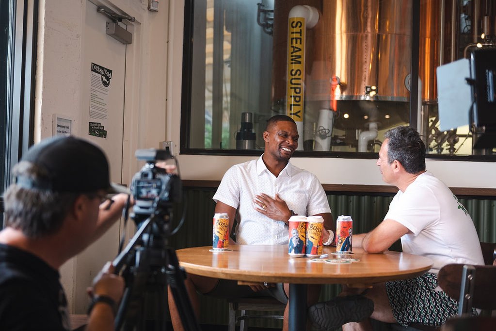 Dogfish Head Miami partners with Chris Bosh to launch “Bosh Blonde” beer