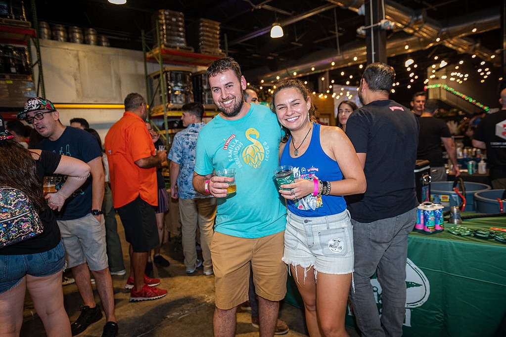 Annual Summer Vibes Lager Fest at The Tank Brewing Company. Miami, Florida