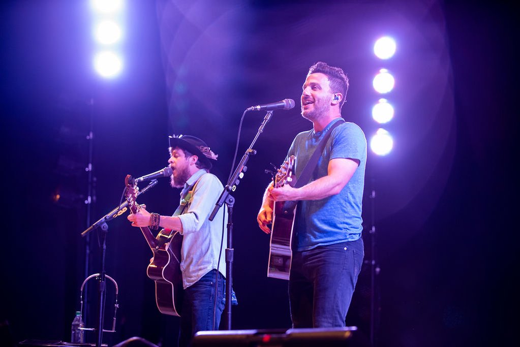 Smith & Myers of Shinedown live at Old School Square Delray, Florida. Photography by Julia Rose Photo.