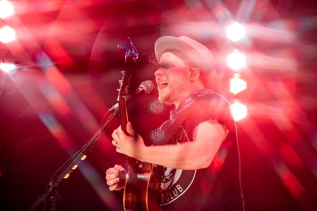 Smith & Myers of Shinedown live at Old School Square Delray, Florida. Photography by Julia Rose Photo.