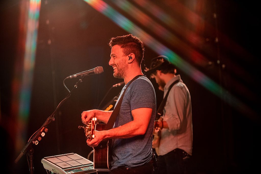 Smith & Myers of Shinedown live at Old School Square Delray, Florida. Photography by Julia Rose Photo.