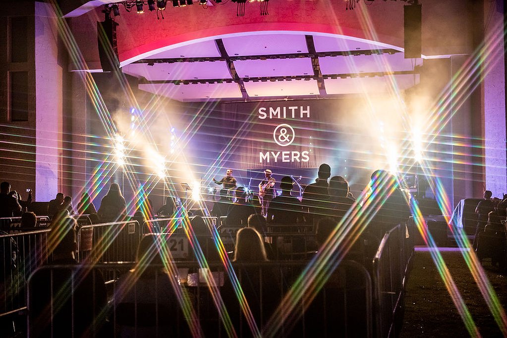 Smith & Myers of Shinedown live at Old School Square Delray, Florida. Photography by Julia Rose Photo.