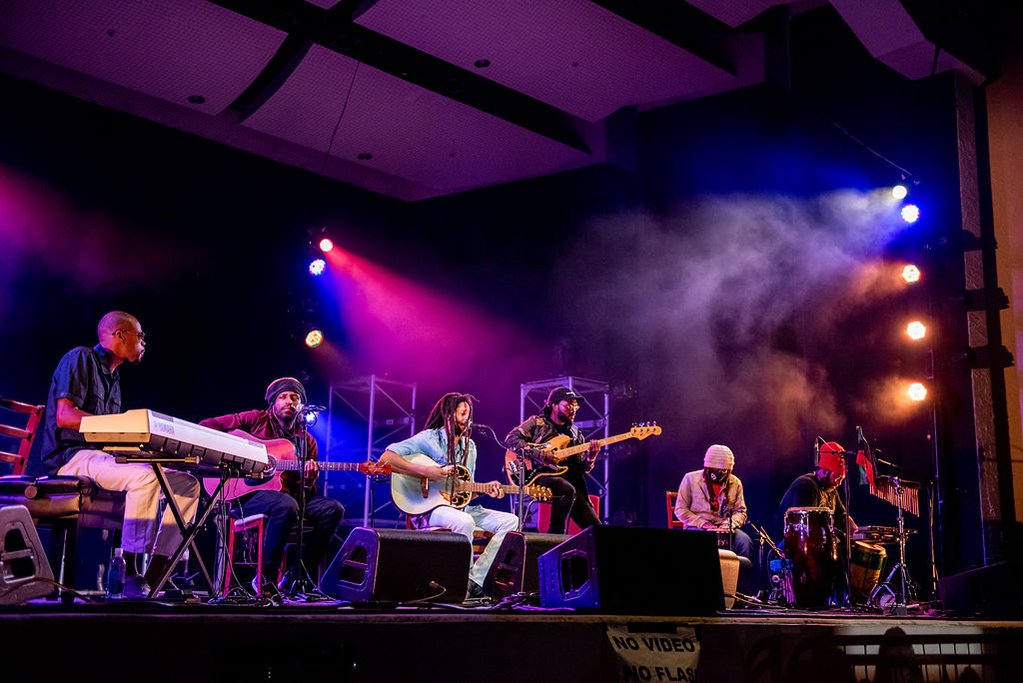The Wailers Ft. Julian Marley live from Old School Square, Delray, Florida. Photography credit Julia Rose Photo
