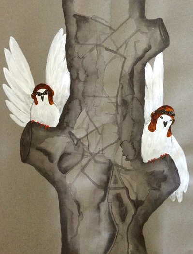 Trees and Birds 2, SOLD