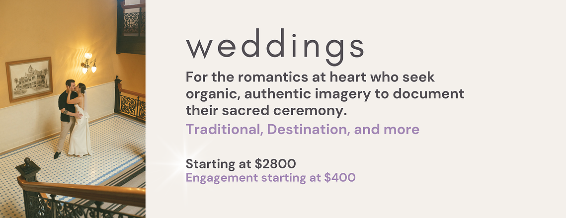 Aly Rose Photo wedding photography. For the romantics at heart who seek organic, authentic imagery to document their sacred ceremony. Traditional, Destination weddings. Starting at $2800. Engagement session starting at $400. Southern California photos