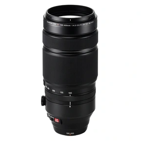 The FUJINON XF100-400 mm F4.5- 5.6 R LM OIS WR is a super telephoto zoom lens that covers a 35mm focal length equivalent of 152-609mm. It delivers the highest image quality in its class.