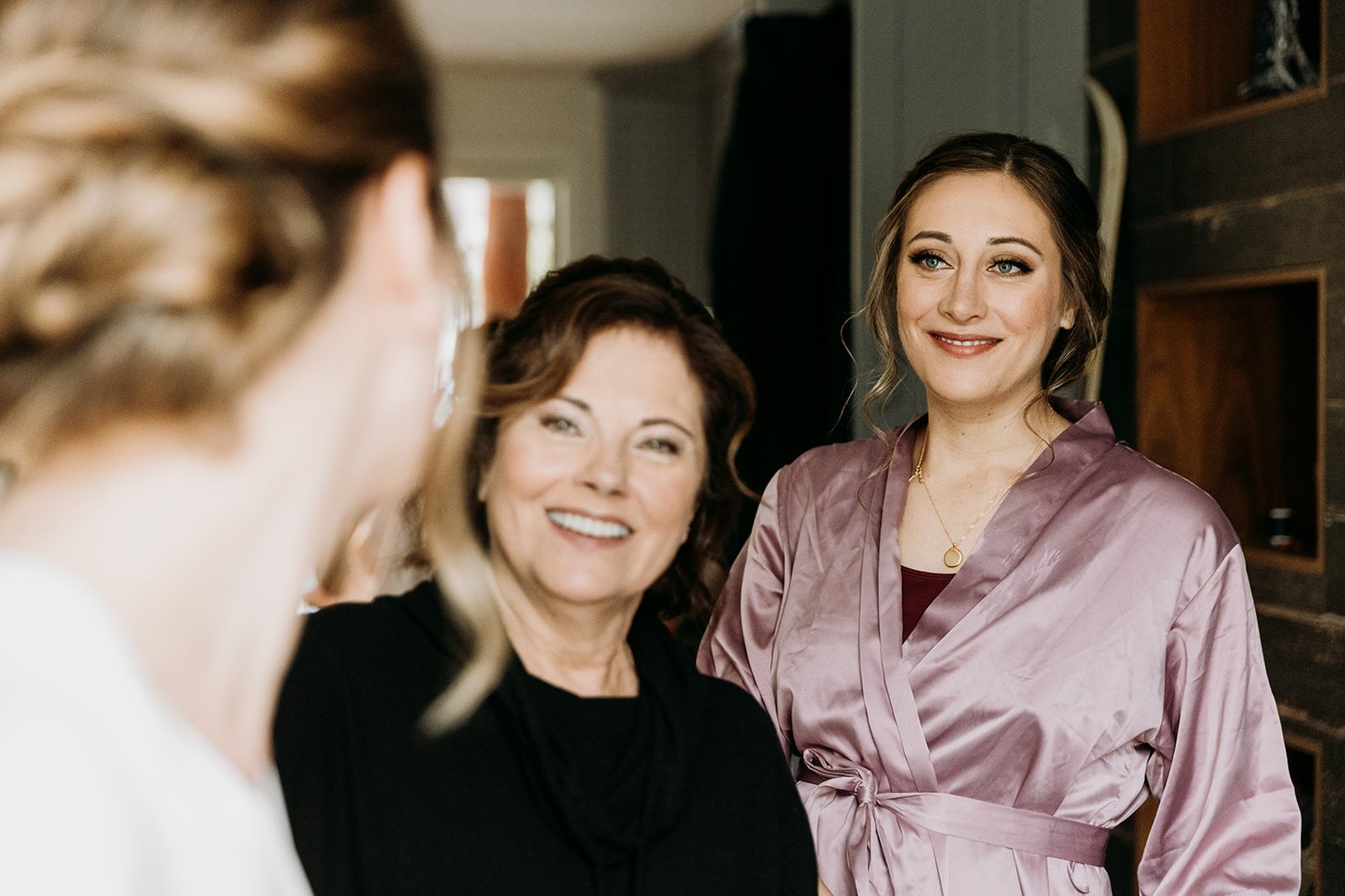 Whistler winter wedding hair and make up