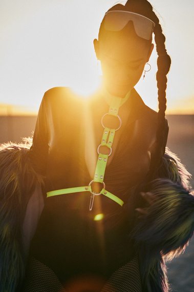 Karim Tabar Harper's Bazaar at Burning Man Kimberly Vei