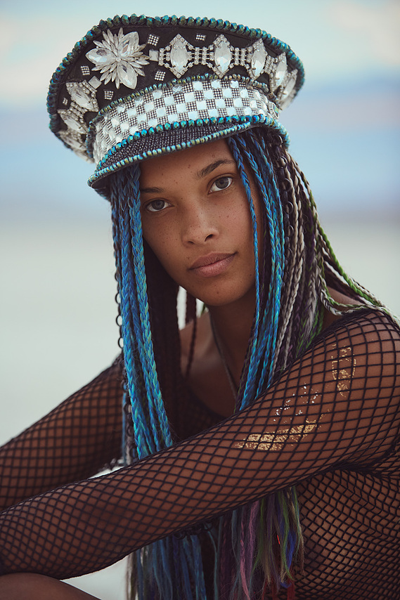 Karim Tabar Harper's Bazaar at Burning Man