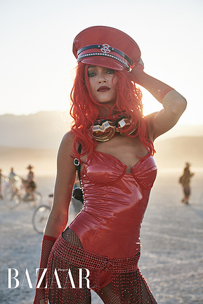 Karim Tabar Harper's Bazaar at Burning Man