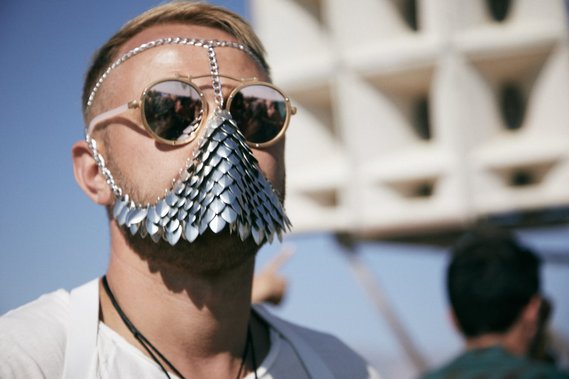 Karim Tabar Harper's Bazaar at Burning Man