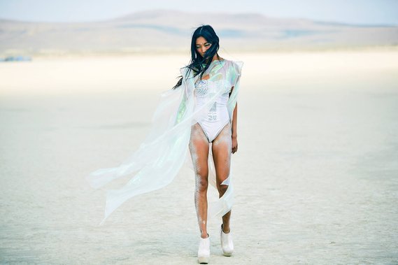 Karim Tabar Harper's Bazaar at Burning Man