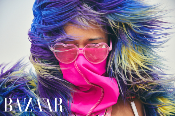 Karim Tabar Harper's Bazaar at Burning Man