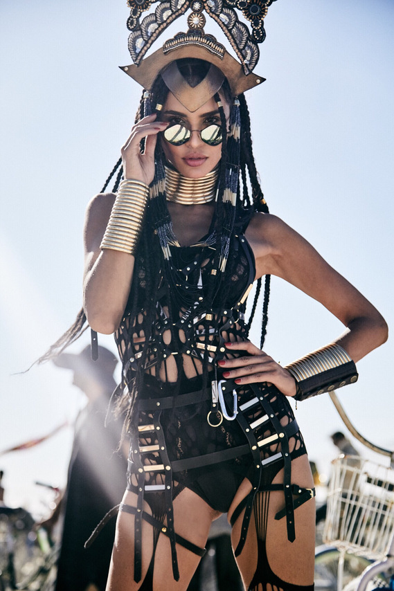 Karim Tabar Harper's Bazaar at Burning Man