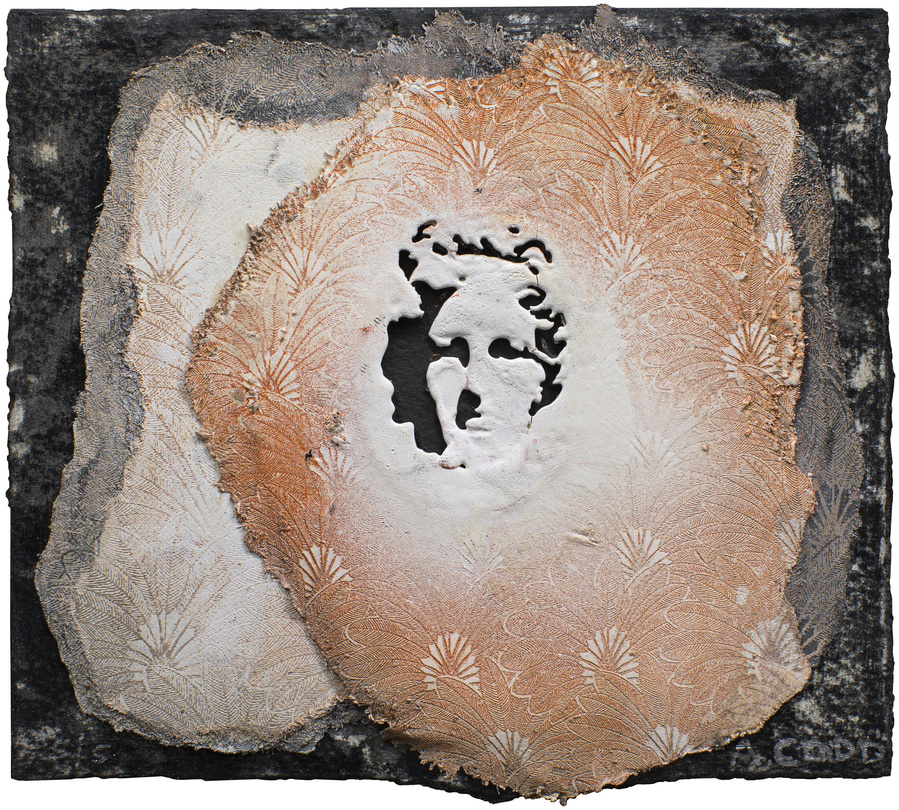 Edition #5 of 5. Small Apollo Head (Orange.)