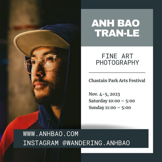 Chastain Park Arts Festival Photographer Photography artist Anh Bao Tran-Le