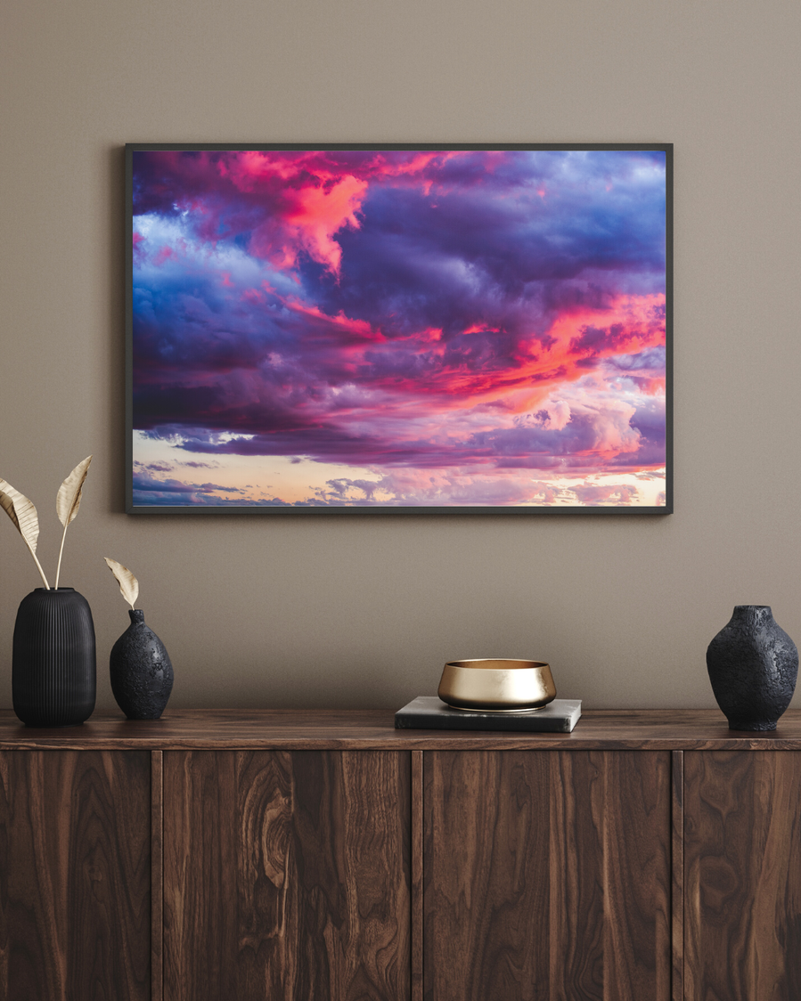 Storm Cloud sunset print for sale by Anh Bao Tran-Le, www.anhbao.com
