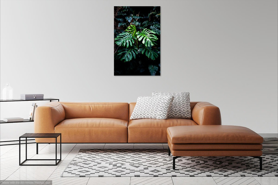 Swiss Cheese Plant Print by Anh Bao Tran-Le