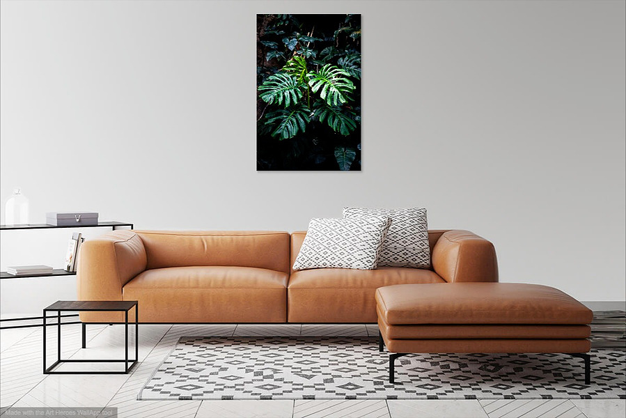 Swiss Cheese Plant Print by Anh Bao Tran-Le