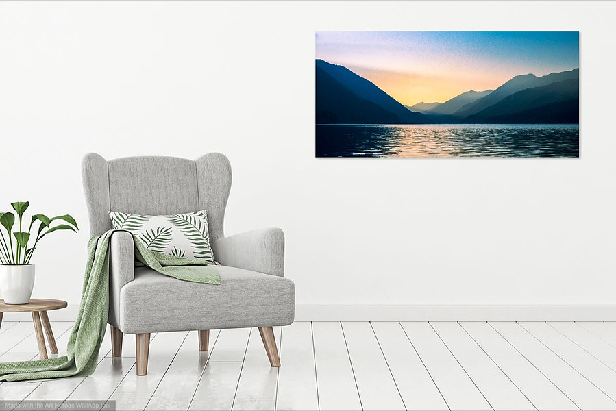 Lake Crescent Sunset, Olympic National Park Photography Print for sale.