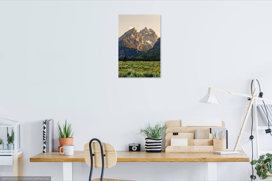 Grand Teton National Park sunset print by Anh Bao Tran-Le photography. 