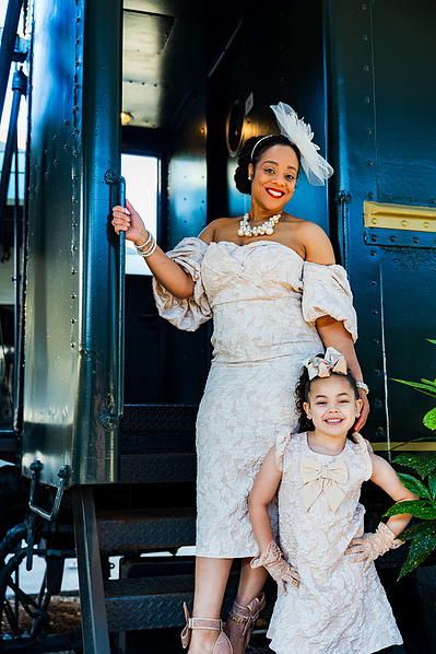 Mother's Day Family Portrait Photography at Hotel Chalet and Choo Choo Chattanooga