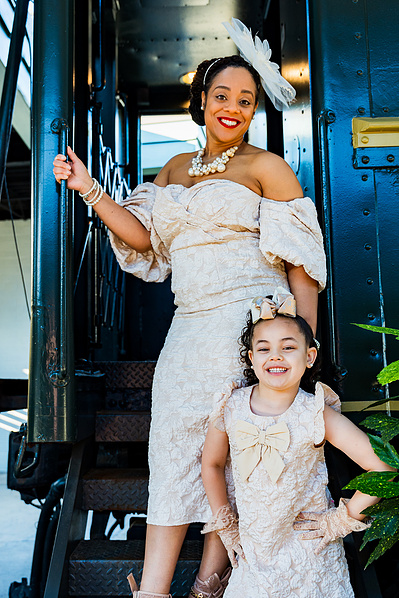 Mother's Day Family Portrait Photography at Hotel Chalet and Choo Choo Chattanooga