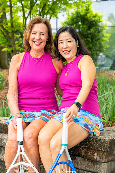Two women doubles Tennis Duo portraits by Anh Bao Tran-Le
Chattanooga Manker Patten