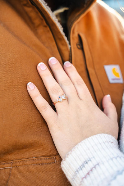 Engagement Portraits Walnut Street Bridge in Chattanooga