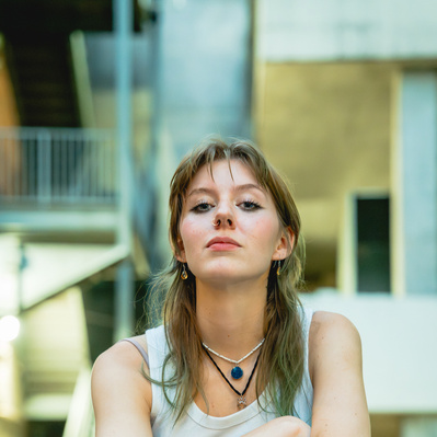 Female musician model portraits