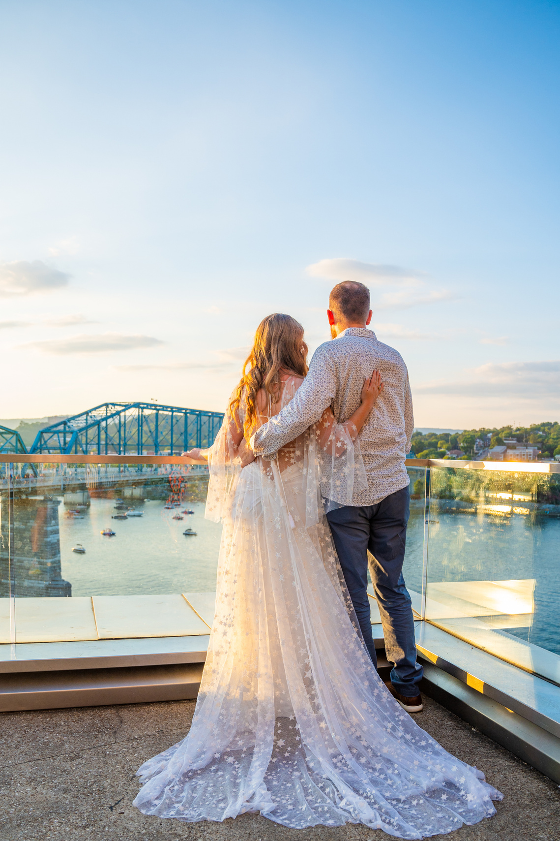 Engagement Portraits at Hunter Museum, Chattanooga
