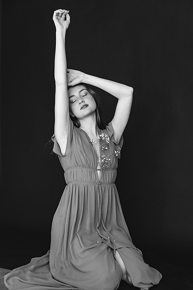 Black and white portrait photography Chattanooga, Tennessee (TN) fashion model