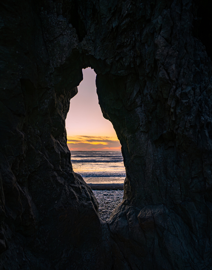 Sunset Rialto Beach Ruby Beach Print for Sale