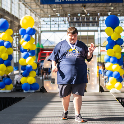 2024 Chattanooga Buddy Walk, runway portrait of participant 