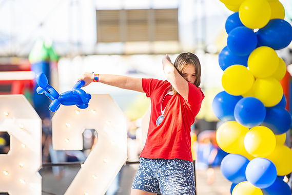 2024 Chattanooga Buddy Walk, runway portrait of participant 