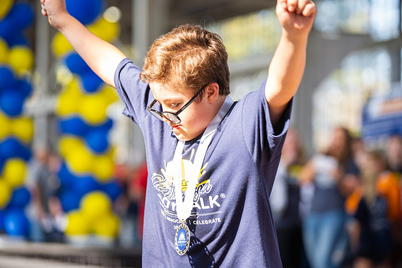 2024 Chattanooga Buddy Walk, runway portrait of participant 