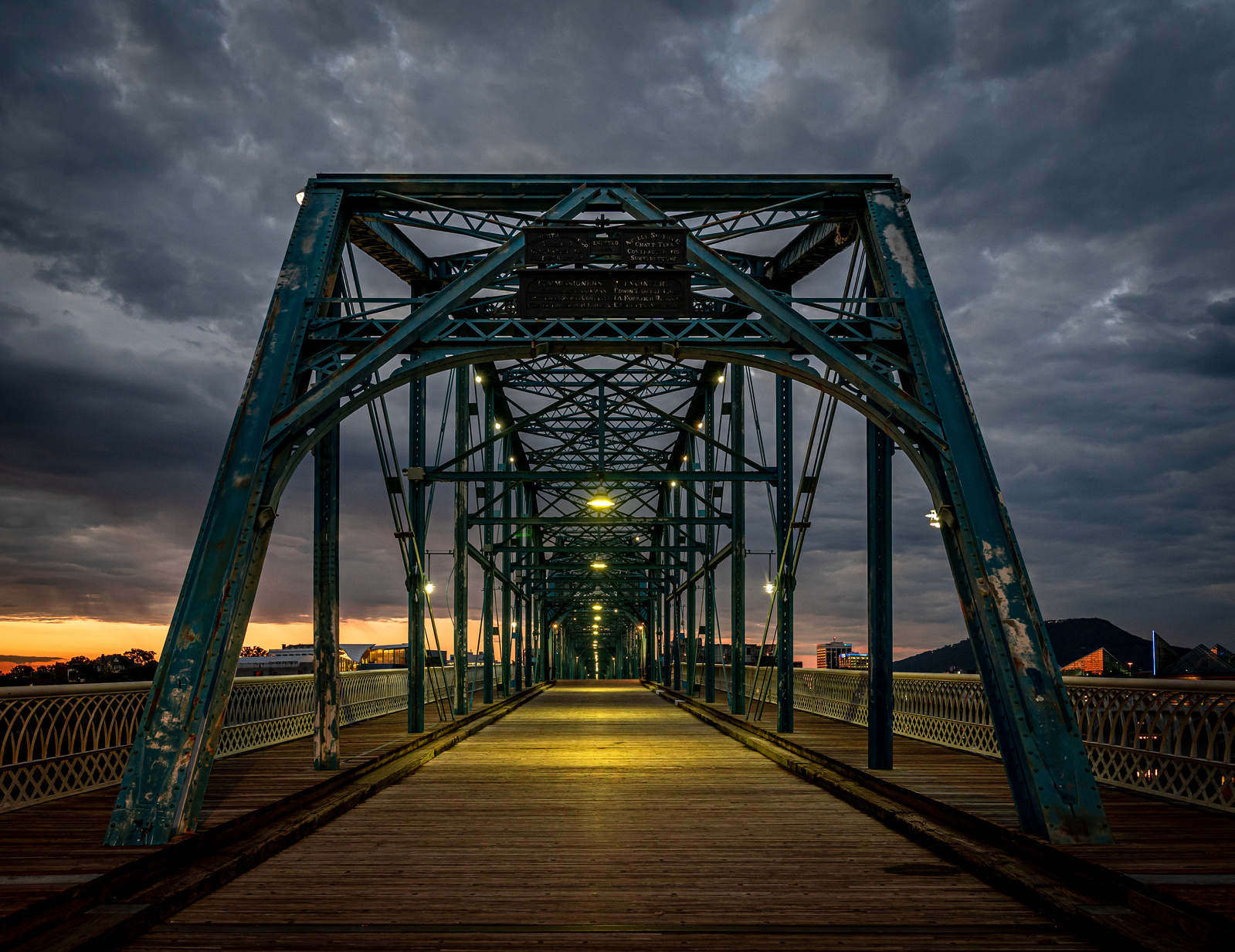 Walnut Street Bridge After Dark Series by Anh Bao Tran-Le, wandering.anhbao and www.anhbao.com