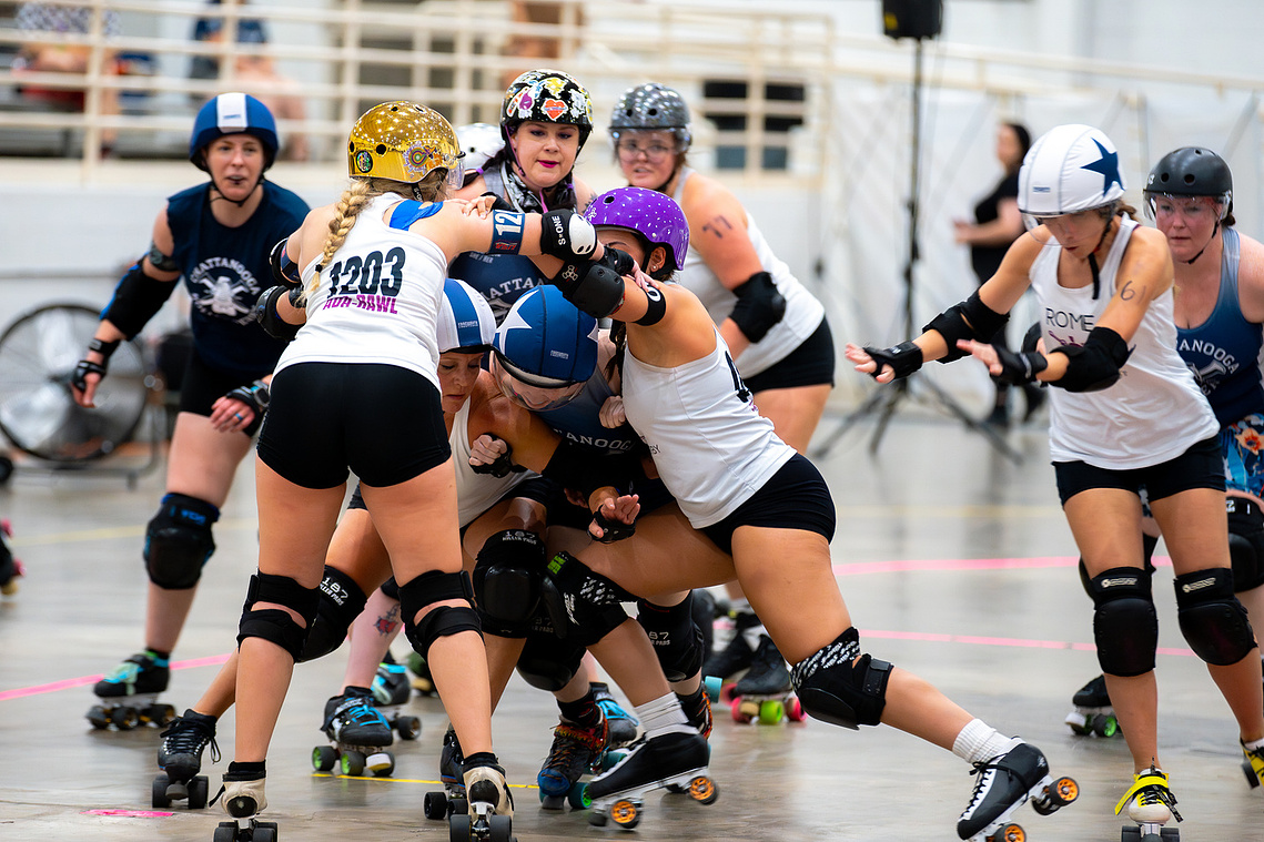 Chattanooga Roller Derby Portrait Photographer