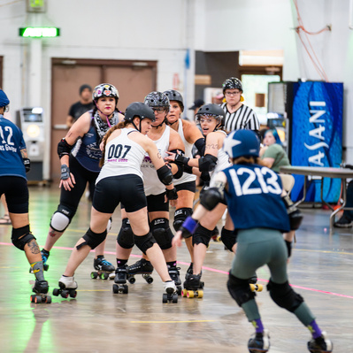 Chattanooga Roller Derby Portrait Photography