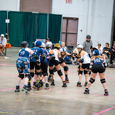 Chattanooga Roller Derby Portrait Photography