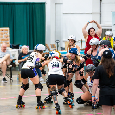 Chattanooga Roller Derby Portrait Photography