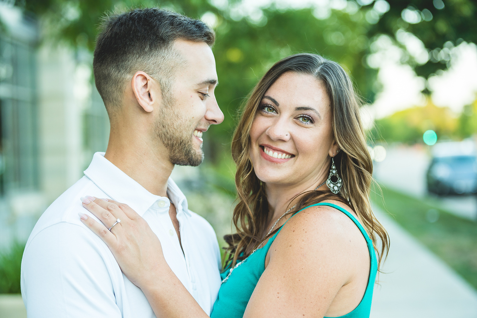 Engagement Photography of lovely couple in Madison, WI