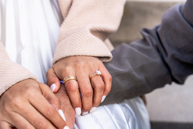Engagement photography session at Point Park in Chattanooga, Tennessee